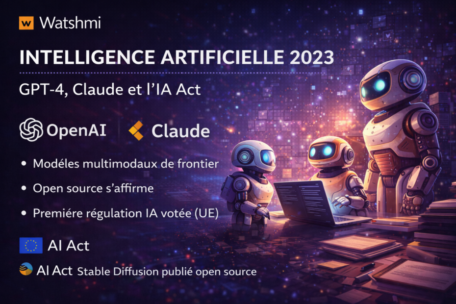 Actualités intelligence artificielle 2023 - ChatGPT et révolution LLM